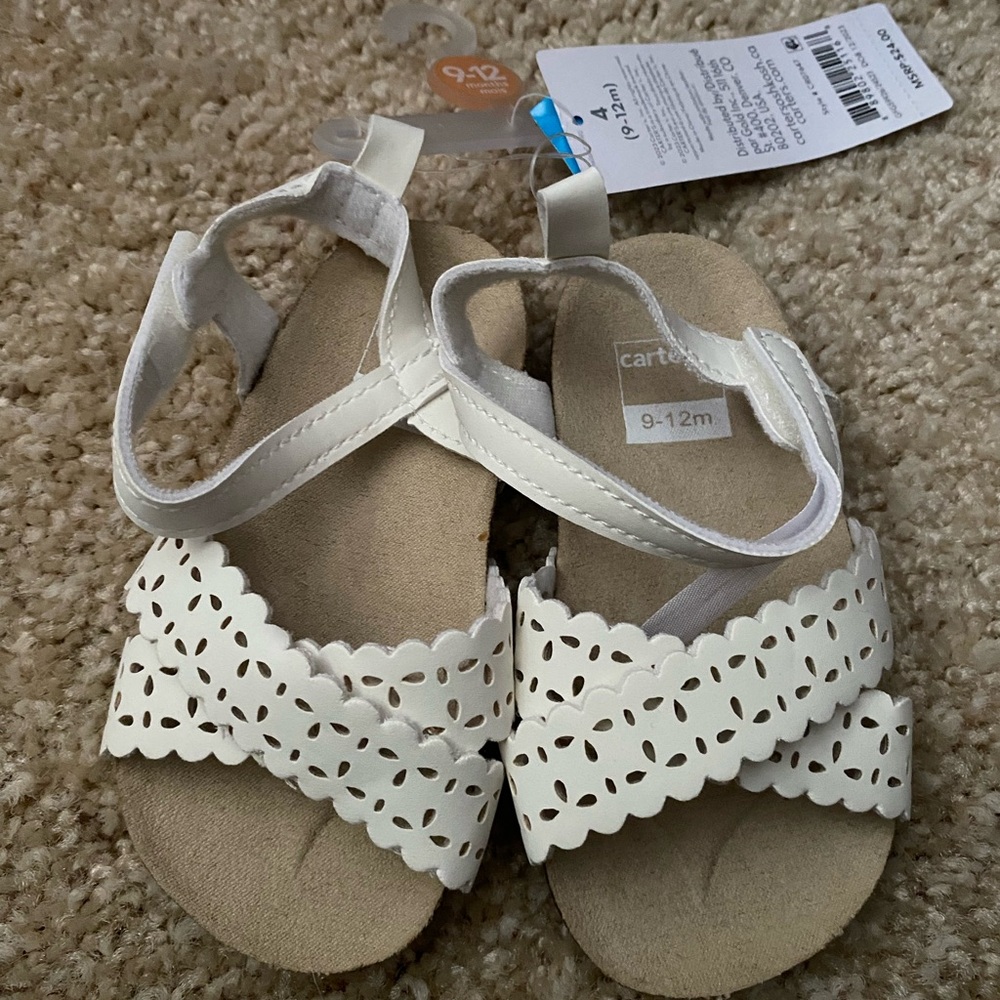 Carter's Cream Kids Sandals